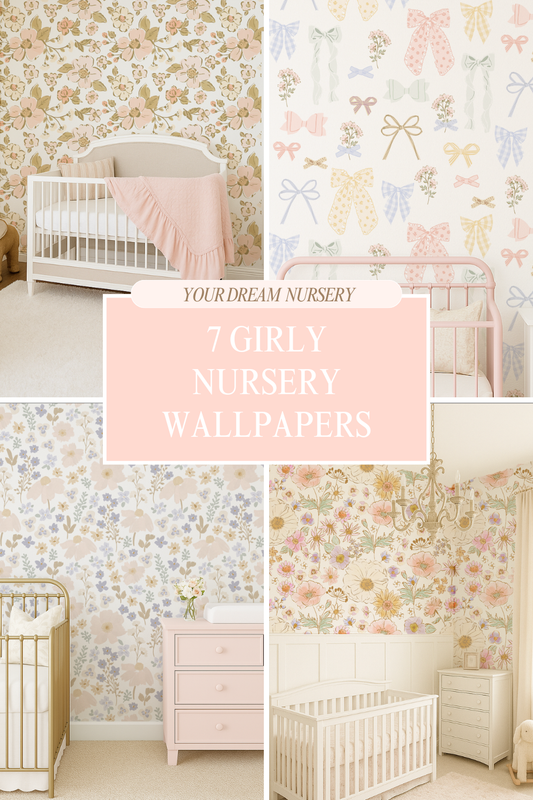 7 Girly Nursery Wallpapers