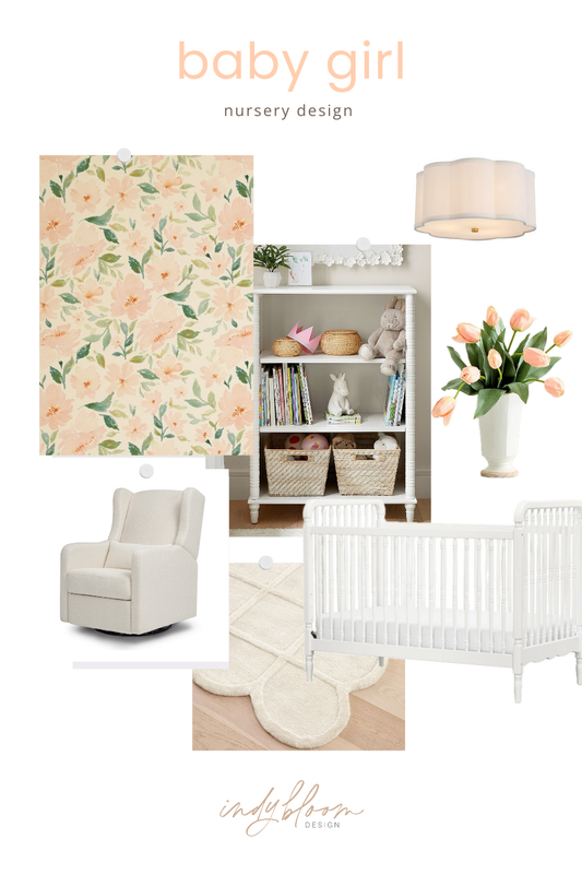 Baby Girl Nursery Design Inspiration