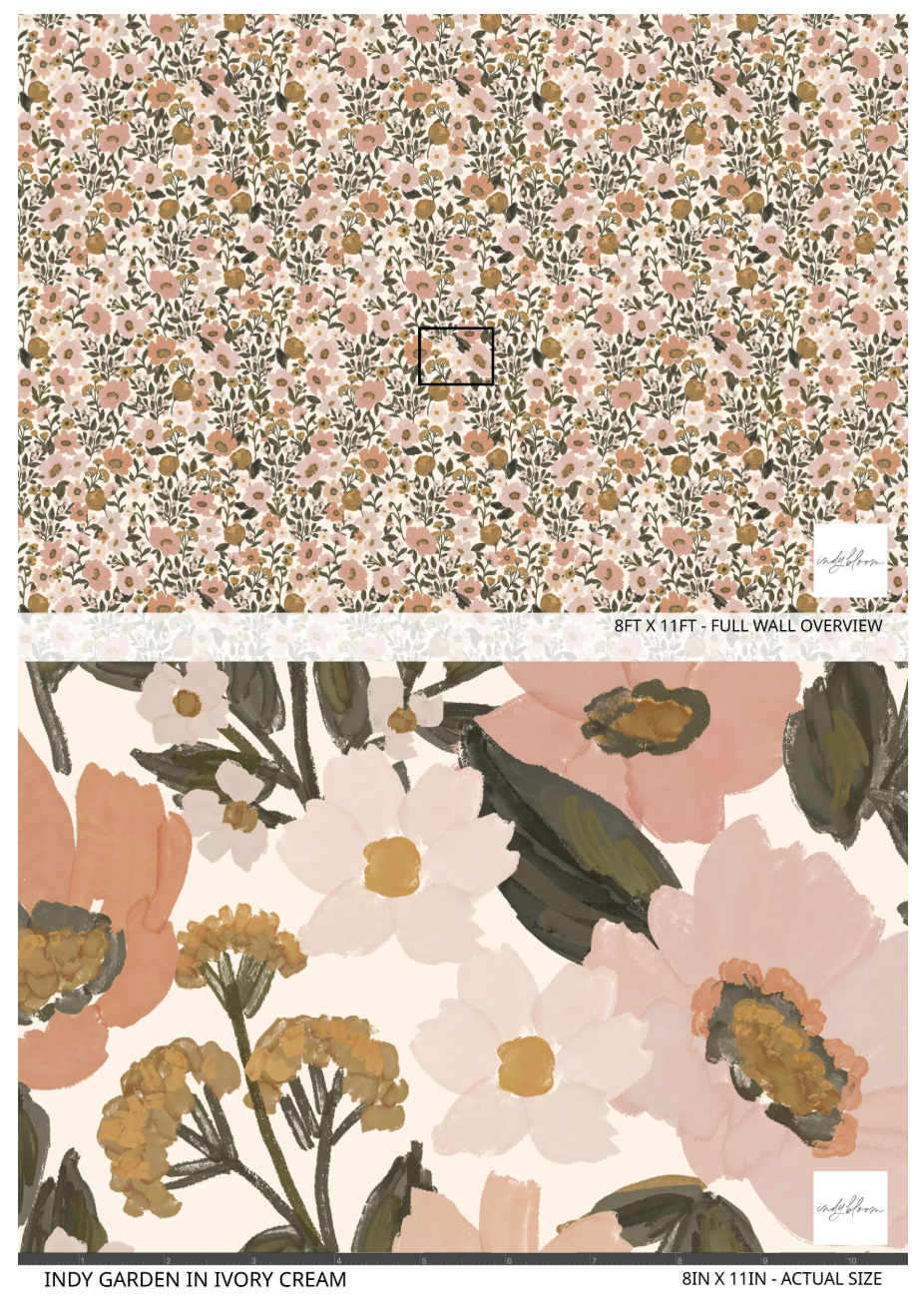 Indy Garden in Ivory Cream
