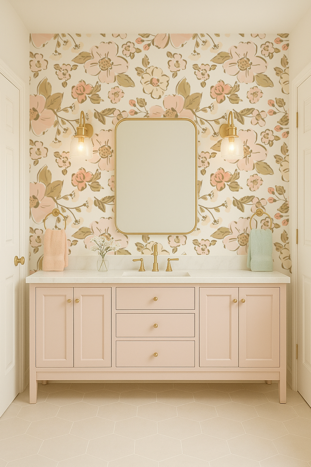 Peachy Cotton Blossom