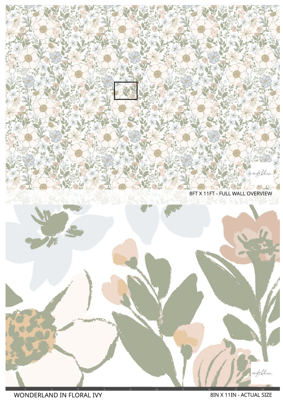 Wonderland in floral ivy