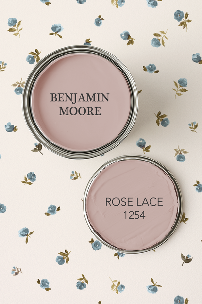 Bluebell Rose Buds | Blue Floral Wallpaper