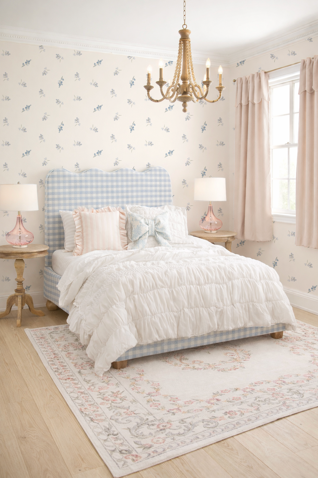 Lucy Darling | Floral Wallpaper for Nursery and Girls Bedroom