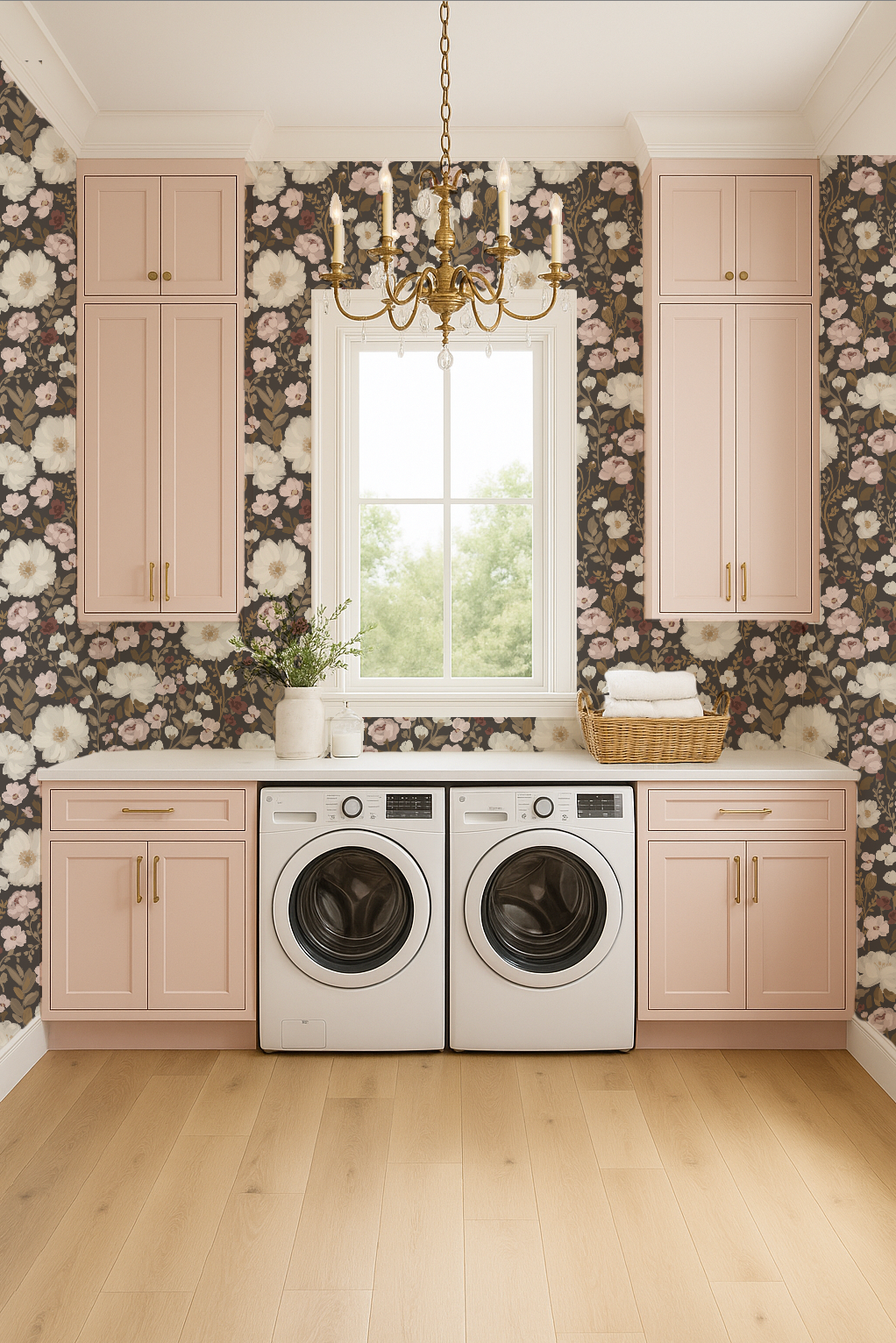 Silhouette Blossom- Indy Bloom luxury wallpapre