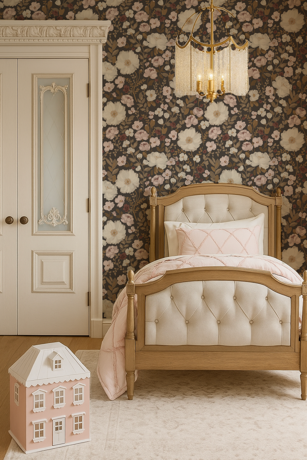 Silhouette Blossom- Indy Bloom luxury wallpapre