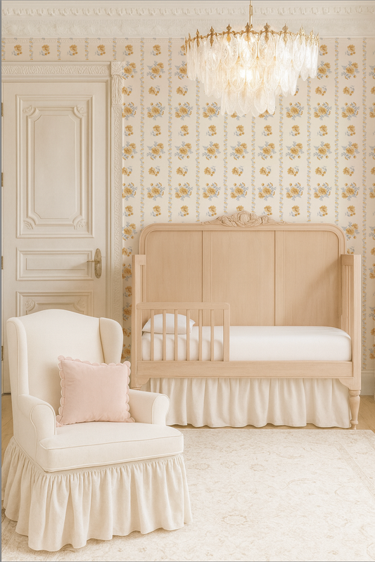 Butter Blossom Rose Indy Bloom Wallpaper removable wallpaper by Indy Bloom Design