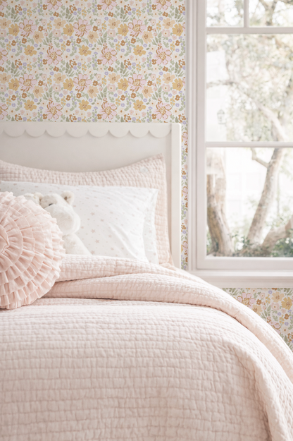 Boho Garden Florals- Small scale- Indy Bloom Wallpaper