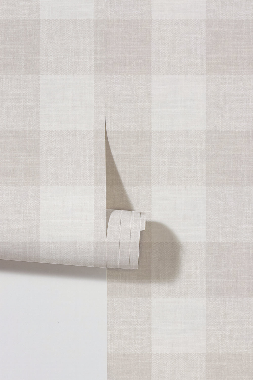 Warm grey gingham small