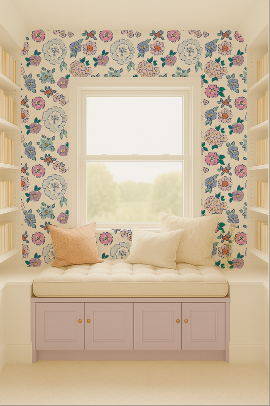 Sweet pastel berry blossoms