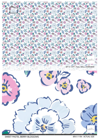Two floral patterned products with a visible brand logo on a white background.