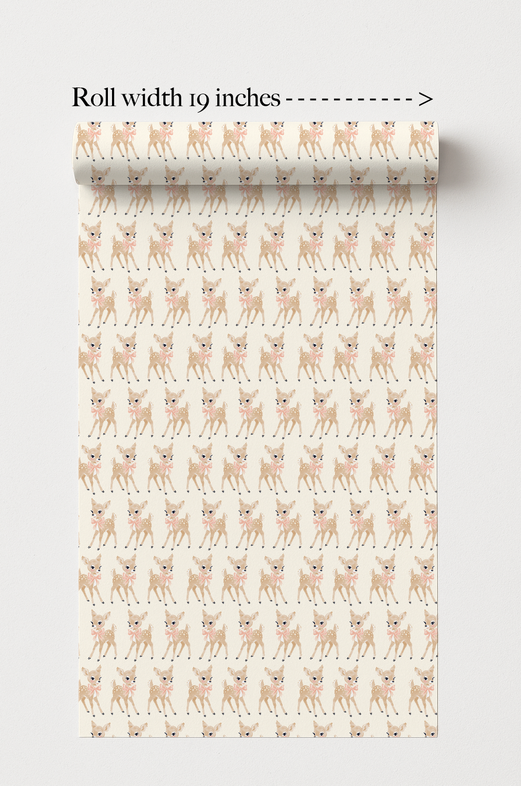 cute vintage baby reindeer gift wrap roll