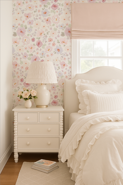 Whimsy Dreamsicle- Indy Bloom Peel and Stick Wallpaper